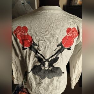 NWOT Black Scale BLVCK SCVLE Two Roses LS Tee